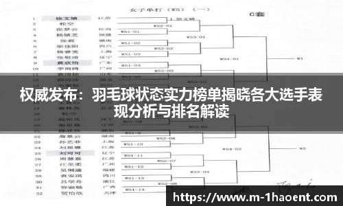 权威发布：羽毛球状态实力榜单揭晓各大选手表现分析与排名解读